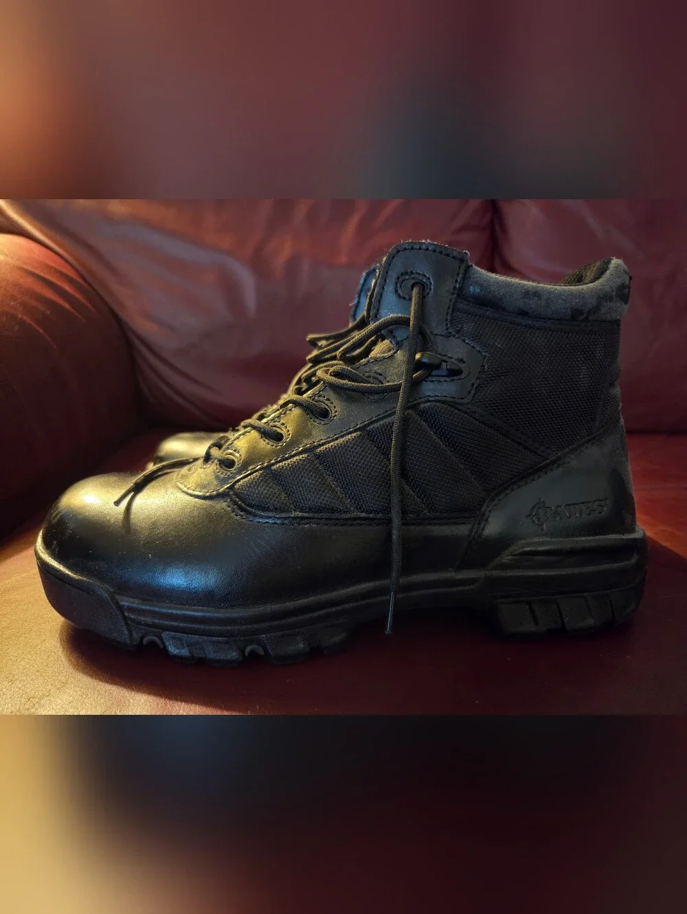 Bates Boots E02252 Used Tactical Mens 10 Size Black Color, No Box